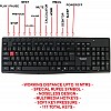 Quantum QHM9600 Wireless Multimedia Keyboard and Mouse Combo for Laptop & Desktop (Black)- 