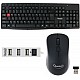 Quantum QHM9600 Wireless Multimedia Keyboard and Mouse Combo for Laptop & Desktop (Black)- 