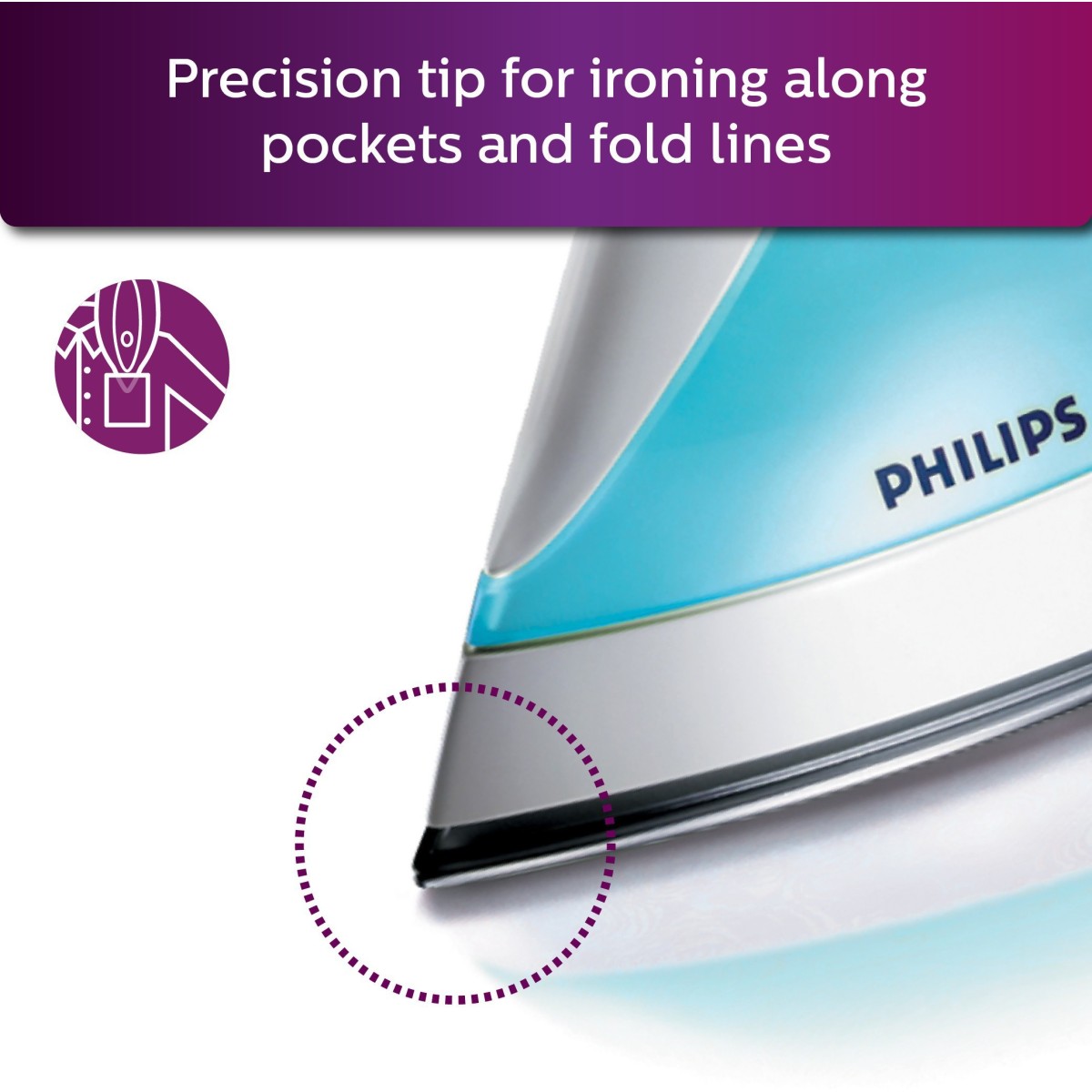 Philips GC1011 1200-Watt Steam Iron (Color May Vary)