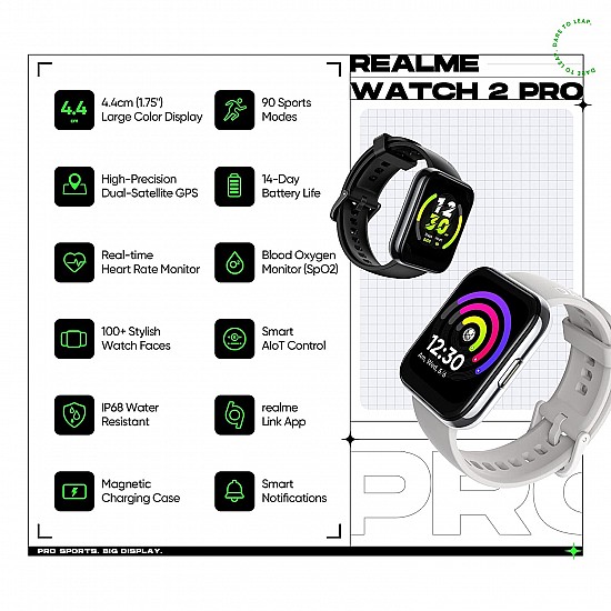 realme Smart Watch 2 Pro Space Grey