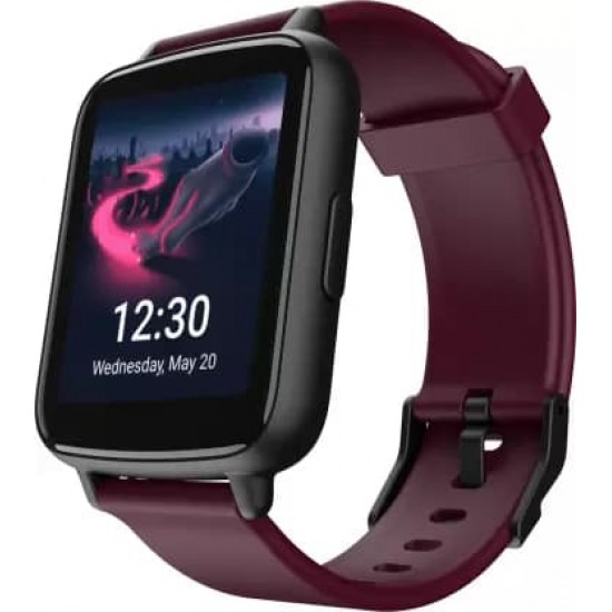 boAt Wave Neo with 1.69 inch , 2.5D  Multiple Sports Modes Smartwatch (Burgundy Strap, Free Size)
