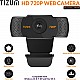 Tizum ZW79 HD 720p Webcam Web Camera for PC Mac Laptop MacBook; Manual Focus Wide Angle ALC, Noise-Reducing Mic