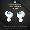 pTron Bassbuds Jets True Wireless Bluetooth 5.0 Headphones, 20Hrs Total Playback with Case (white)