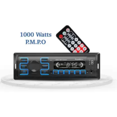 PunkMetal PM-02 DUAL-USB/SD/AUX/FM/Bluetooth Universal Car Stereo (Single Din)