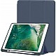 Airtree Hard Back Flip Stand Case Cover for New iPad 9.7 inch 5th 6th Generation Model A1822 A1823 A1893 A1954 - Navy