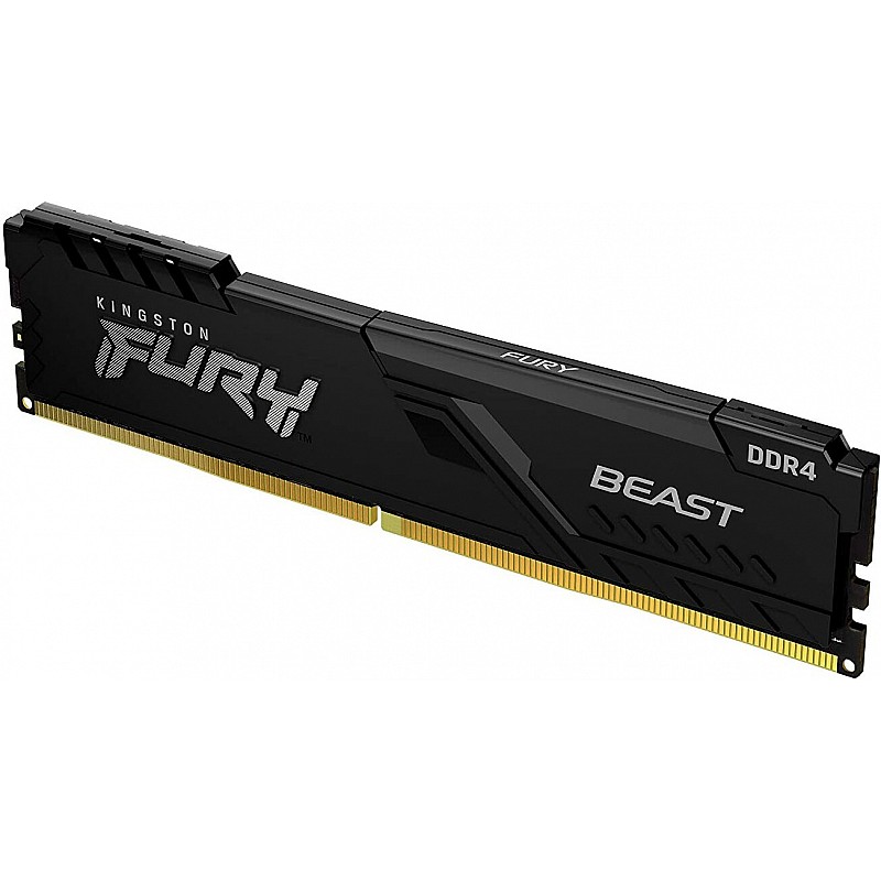 HyperX Fury 8GB 3200MHz DDR4 CL16 DIMM 1Rx8  Black XMP Desktop Memory