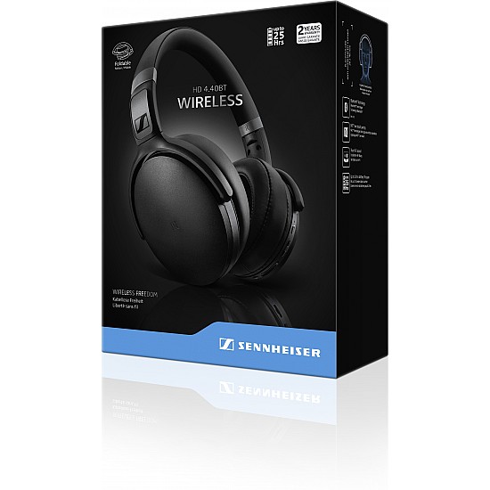 Sennheiser HD 400-BT On-Ear Bluetooth Headphones (Black)