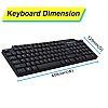 Zebronics ZEB-KM2100 Multimedia USB Keyboard Comes with 114 Keys Including 12 Dedicated Multimedia Keys