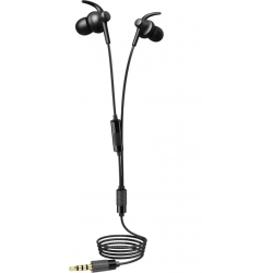 boAt Bassheads 202 with boAt Signature Sound and 13.5mm Drivers Wired Headset  (Active Black Indi, In the Ear)