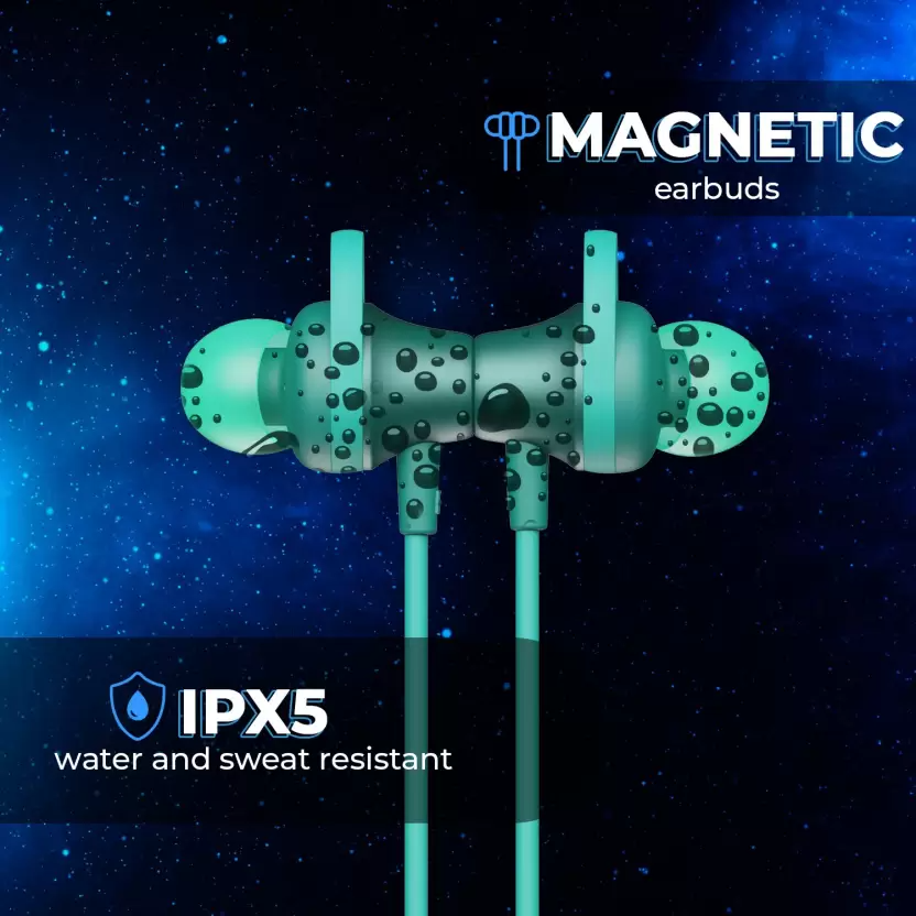 DEFY Crest DWE03 Bluetooth Headset (Teal Green, In the Ear)