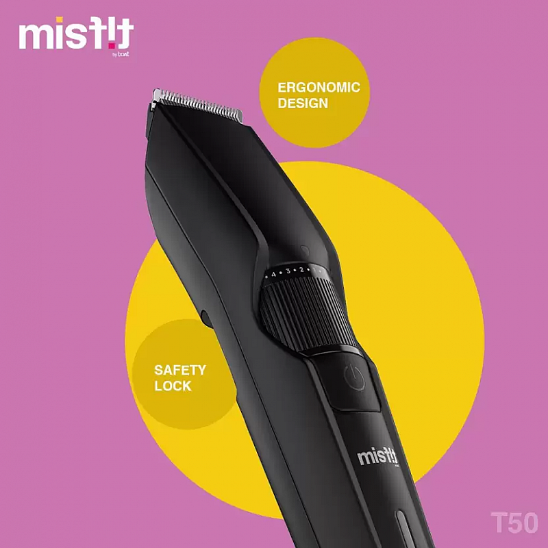 Misfit by boAt T50 Lite Trimmer 120 mins Runtime 40 Length Settings  (Black)