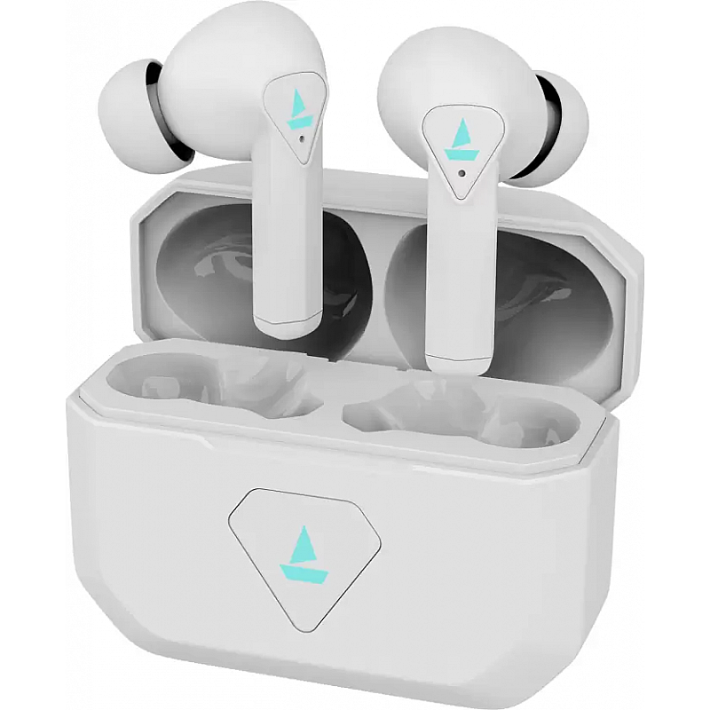 boAt Immortal 150 Bluetooth Headset (White Sabre, True Wireless)