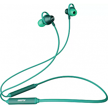 DEFY Crest DWE03 Bluetooth Headset  (Teal Green, In the Ear)