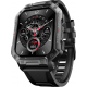 boAt Wave Force with 1.83 inch HD Display and Bluetooth Calling Smartwatch  (Black Strap, Free Size)