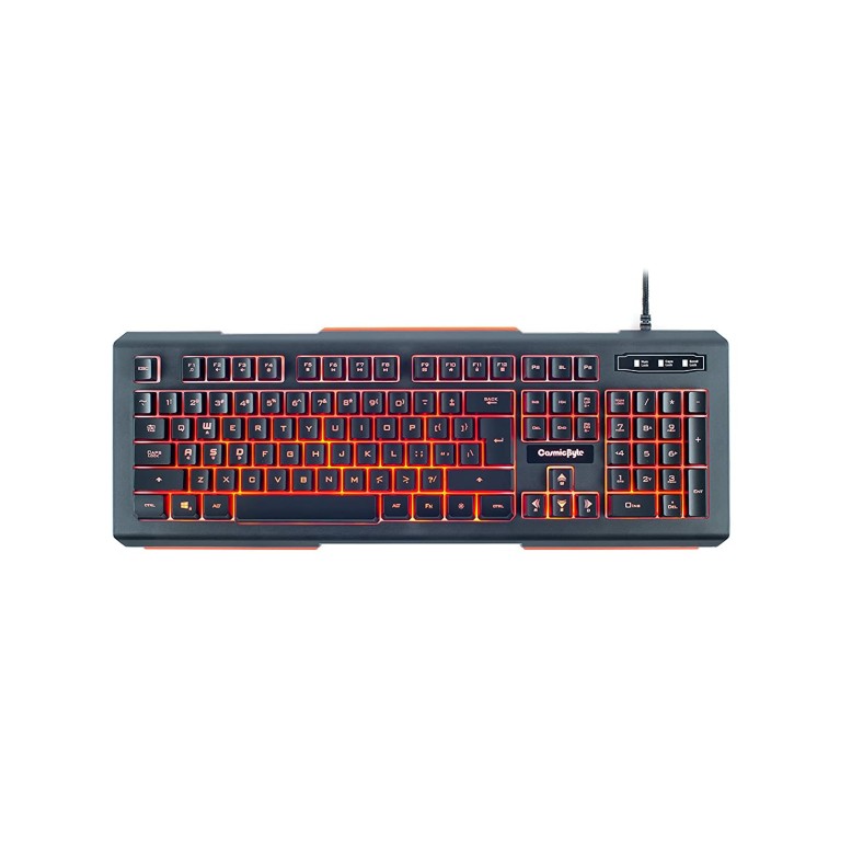 Cosmic Byte CB-GK-02 Corona Wired Gaming Keyboard 7 Color RGB Backlit with Effects Anti-Ghosting Black Refurbished Cosmic Byte CB-GK-02 Corona Wired Gaming Keyboard 7 Color RGB Backlit with Effects Anti-Ghosting Black Refurbished