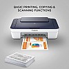 Canon PIXMA MG2577s All-in-One Inkjet Colour Printer Blue-White (Renewed, Without Cartidges)