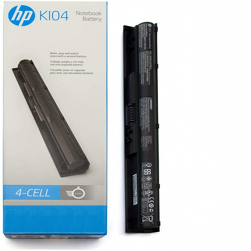 HP KI04 4-Cell Li-Ion Original Laptop Battery with 14.8 Volts Compatible with HP Pavilion