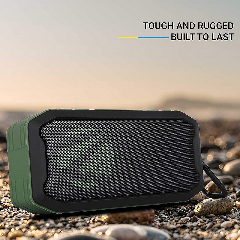 Zebronics Zeb-Tough Portable Bluetooth Supporting Speaker Comes with, FM, AUX, Built in Mic