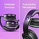 Zebronics Zeb-Envy Bluetooth Headphone with 33hrs Playback time, 3 Led Modes and Detachable Mic