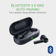 Razer Hammerhead Bluetooth Truly Wireless in Ear Earbuds with Mic (Matte Black)