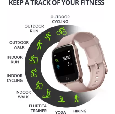 Syska SW100 Smartwatch (Gold Strap, Free Size) Syska SW100 Smartwatch (Gold Strap, Free Size)