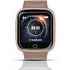 Syska SW100 Smartwatch  (Gold Strap, Free Size)