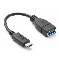 Type-C USB 3.1 OTG Cable, KuGi high quality USB 3.1 Type-C male to USB 3.0 A Female OTG Host Cable (USB 3.1 OTG, Black)