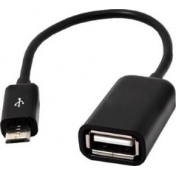 Micro High Speed USB OTG Cable OTG Cable  (Black)