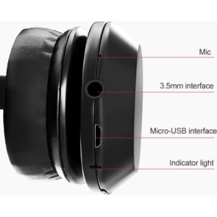 Lenovo HD100 Wireless Bluetooth Headphone BT 5.0 Noise isolation (Black) Lenovo HD100 Wireless Bluetooth Headphone BT 5.0 Noise isolation (Black)