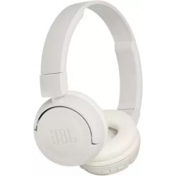 JBL T450BT Extra Bass with Voice Assistant Bluetooth Headset (White)