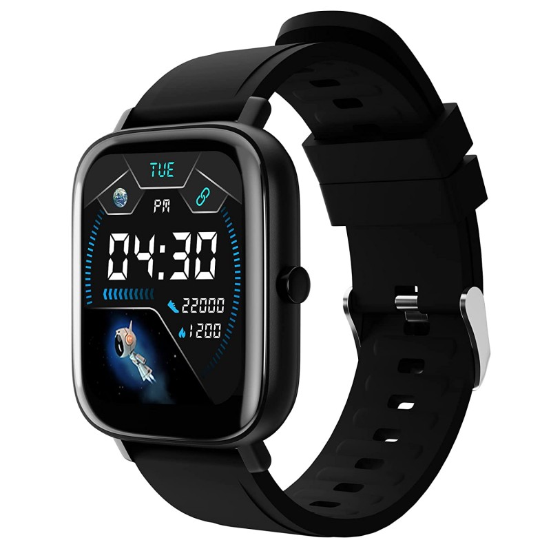 ZEBRONICS ZEB-FIT280CH Smart Watch with Screen Size 3.55cm (1.39inch)  (Black)