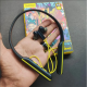 Youth Buds in-Ear Wireless Neckband Headphones with Multi Point Connectivity (Black and Yellow Mixed)