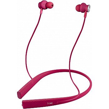 boAt Rockerz 275 Sports Bluetooth Wireless Earphone with Stereo Sound and Hands Free Mic (Intense Pink)