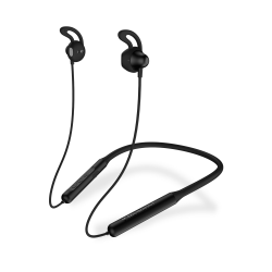 MadRabbit Fly Wireless Bluetooth Neckband Sporty Semi in-ear Headphone with 14.2MM Ultra-Clear Sound Driver, IPX5, Voice Assistant, Active Black