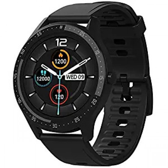 Fire-Boltt 360 SpO2 Full Touch Large Display Round Smart Watch with in-Built Games, 8 Days Battery Life, IP67 Water Resistant