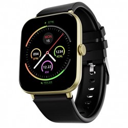 Fire-Boltt Dynamite Bluetooth Calling Smartwatch with Industry's Largest 1.81" Display, 120+ Sports Mode, IP68 Rating (Gold Black)