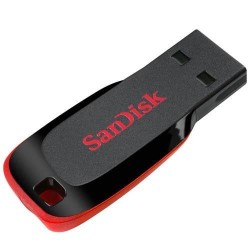 SanDisk SD-CZ50-128G-I35 USB2.0 128 GB Pen Drive (Red and Black)