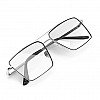 Transparent Square Unisex Optical Metal Frame for Unisex-Pack of 1