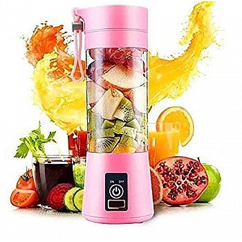 Airtree Advance Blender Grinder Mixer, Portable Electric USB Juice Maker ,Rechargeable Bottle (Multi color)