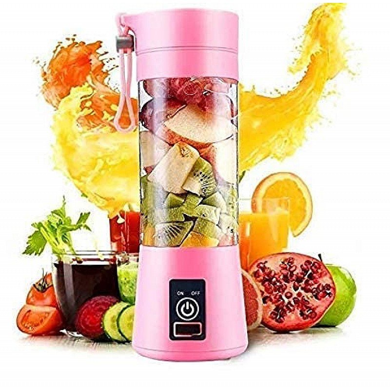 Airtree Advance Blender Grinder Mixer, Portable Electric USB Juice Maker ,Rechargeable Bottle (Multi color)