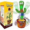 Airtree Dancing Cactus Talking Toy Kids Children Plush Electronic Toys Baby Singing Wriggle Voice Recording  LED Lights Toddler Educational Funny Gift