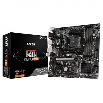 MSI B450M Pro-Vdh Max Gaming Fullat Motherboard Ddr4