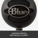 Blue Snowball iCE Plug 'n Play USB Microphone for Recording, Streaming, Gaming on PC and Mac, with Adjustable Desktop Stand and USB Cable - Black
