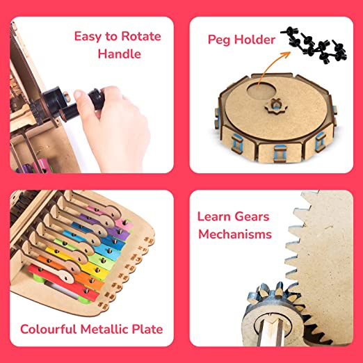 Smartivity Xylophone Music Machine for 8 to 14 Year Girls & Boys | Educational Activity Game | Learn Music, Science, Engineering Smartivity Xylophone Music Machine for 8 to 14 Year Girls & Boys | Educational Activity Game | Learn Music, Science, Engineering
