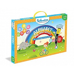 Skillmatics Educational Game - Alphabet Big and Small, Reusable Activity Mats with 2 Dry Erase Markers, Gifts for Ages 3 to 6