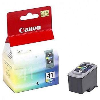 Canon CL-41 Ink Cartridge (Color), Black, Standard (CL-41 Color)