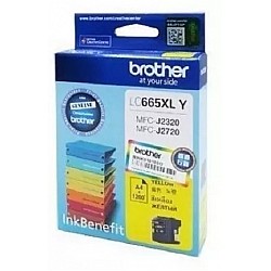 Brother LC665XLY Yellow 1200 Pages Ink Cartridge