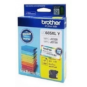 Brother LC665XLY Yellow 1200 Pages Ink Cartridge