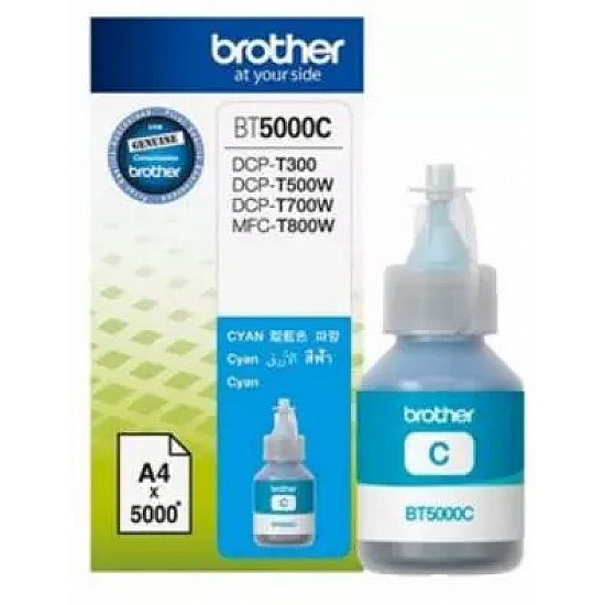 Brother BT5000C Cyan 5000 Pages Ink Bottle