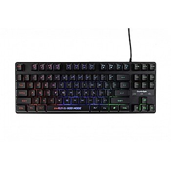 Cosmic Byte CB-GK-20 Styx TKL Membrane Gaming Keyboard with Rainbow LED (Black)